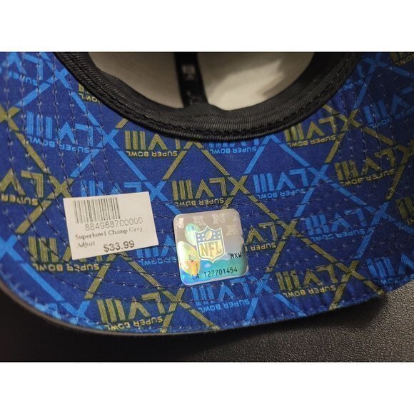 NFL‎ Super Bowl Champion Seattle Seahawks XLVIII Wool Blend Adj Hat - Picture 6 of 6